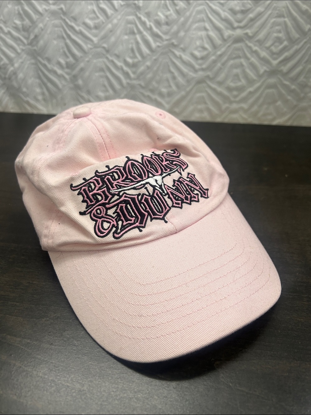 Brooks & Dunn Pink Western Dad Hat Y2K Country Adjustable Cap